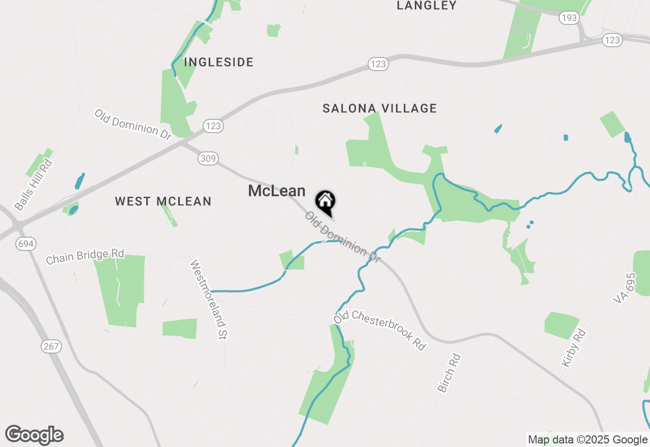 Map of 1441 Hampton Hill Circle, Mclean, VA 22101