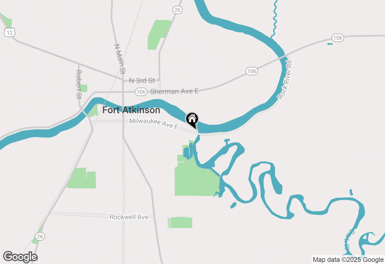 Map of N2482 Rock River Road, Fort Atkinson, WI 53538