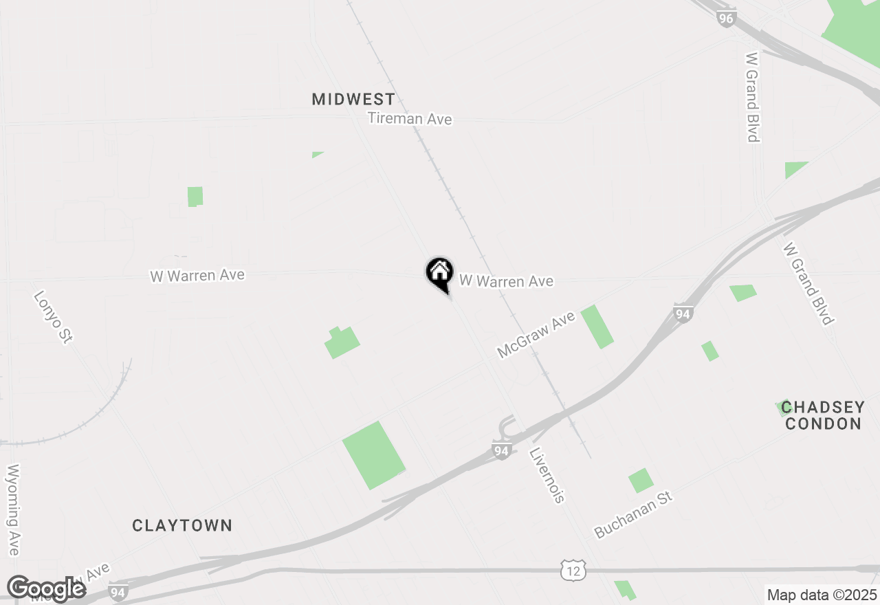 Map of 6349 Barlum Street, Detroit, MI 48210