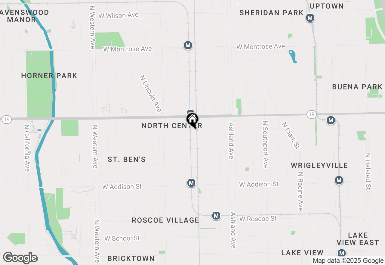 Map of 1806 W Byron Street, Chicago, IL 60613