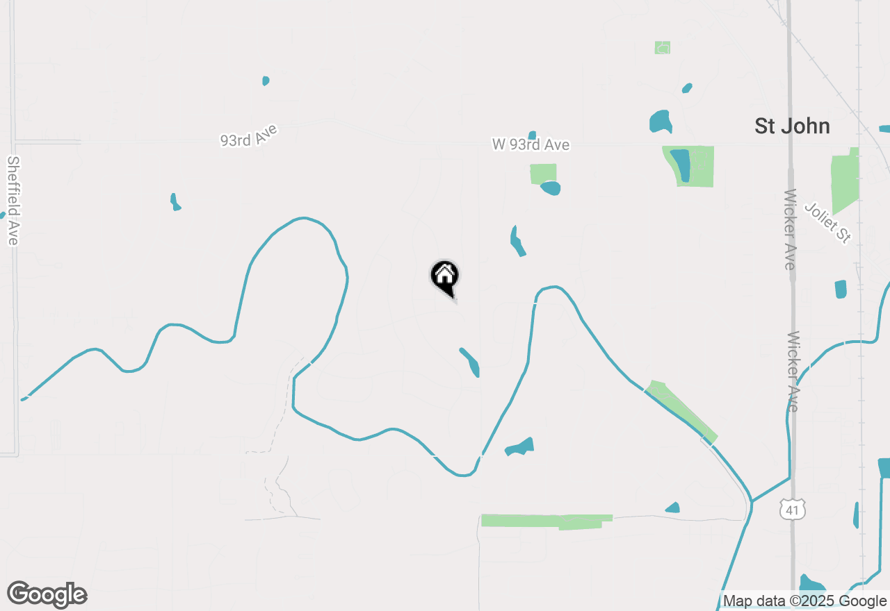 Map of 13020 Red Lily Way, St. John, IN 46373