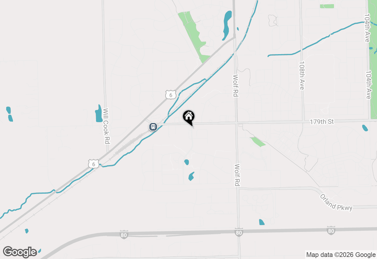 Map of 17950 Settlers Pond Way #3B, Orland Park, IL 60467