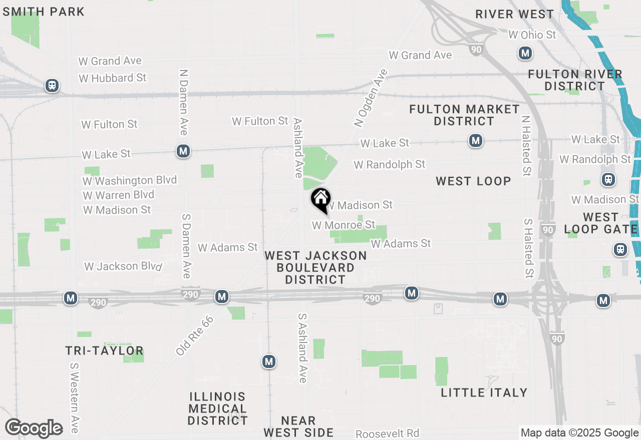 Map of 1500 W Monroe Street #113, Chicago, IL 60607
