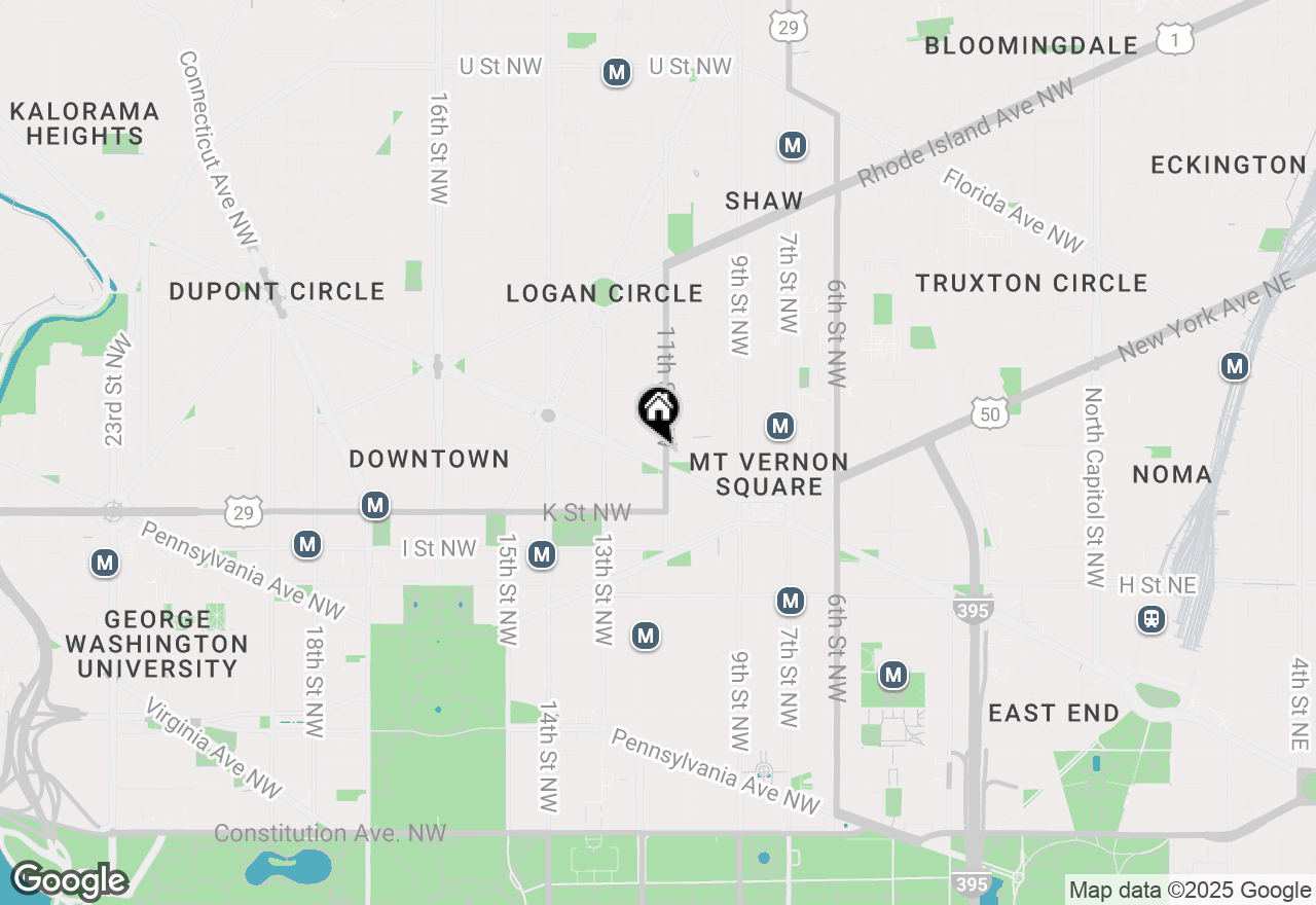 Map of 1101 L Street Nw #103, Washington, DC 20005