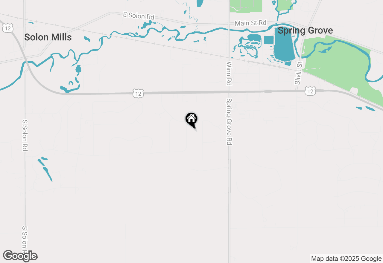 Map of 7304 Briar Drive, Spring Grove, IL 60081