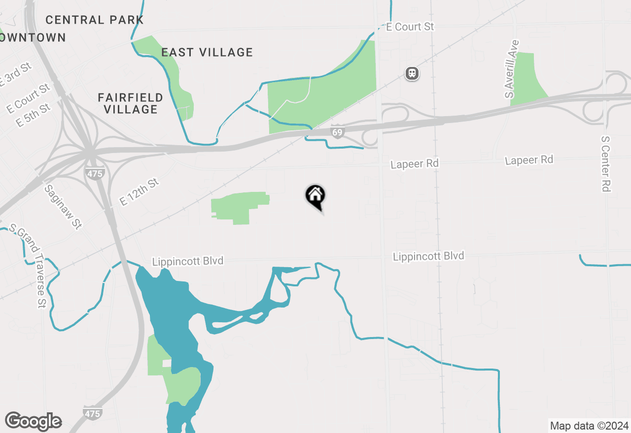 Map of 1930 Whittlesey Street, Flint, MI 48503