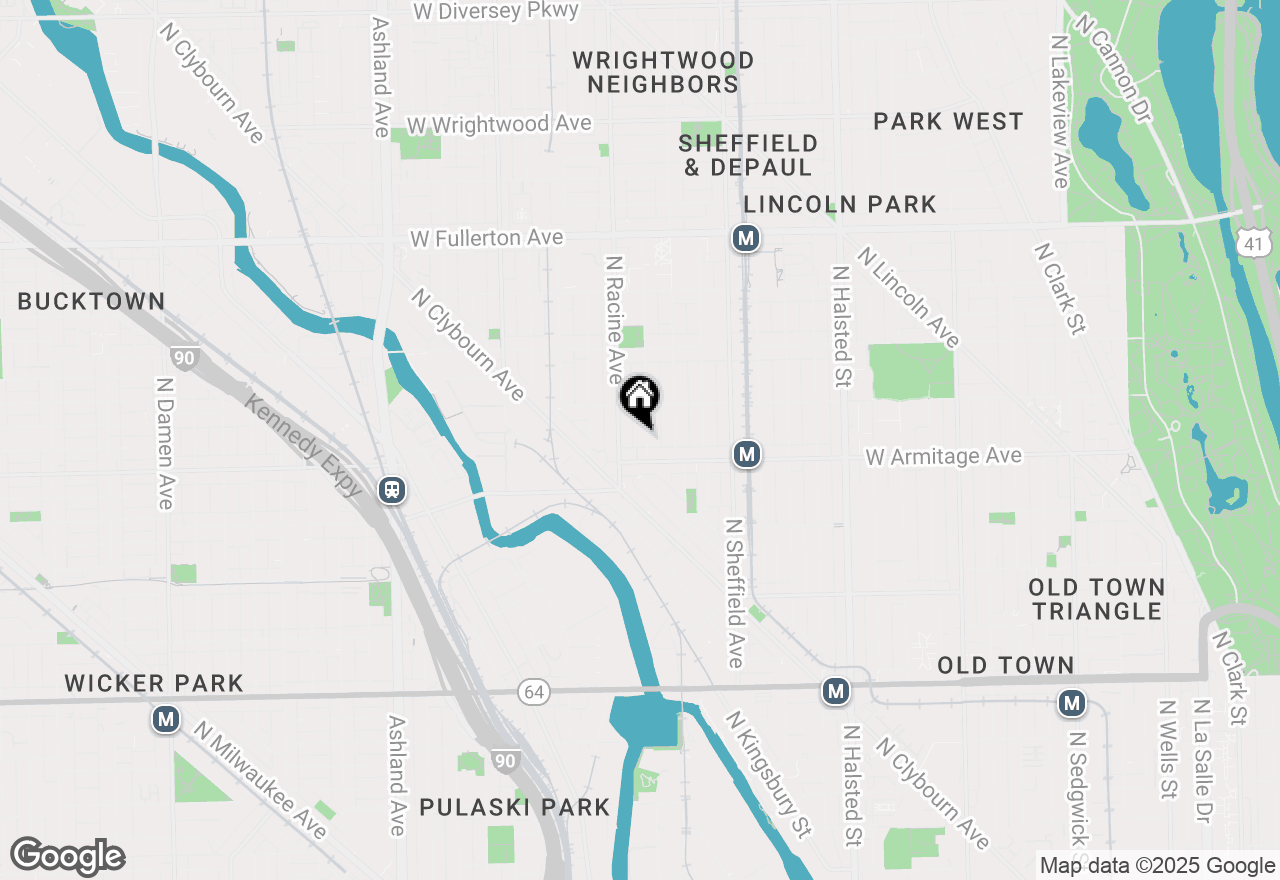 Map of 2022 N Clifton Avenue, Chicago, IL 60614