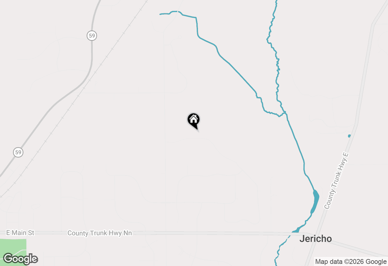 Map of S86W34804 Knoll Rd, Eagle, WI 53119