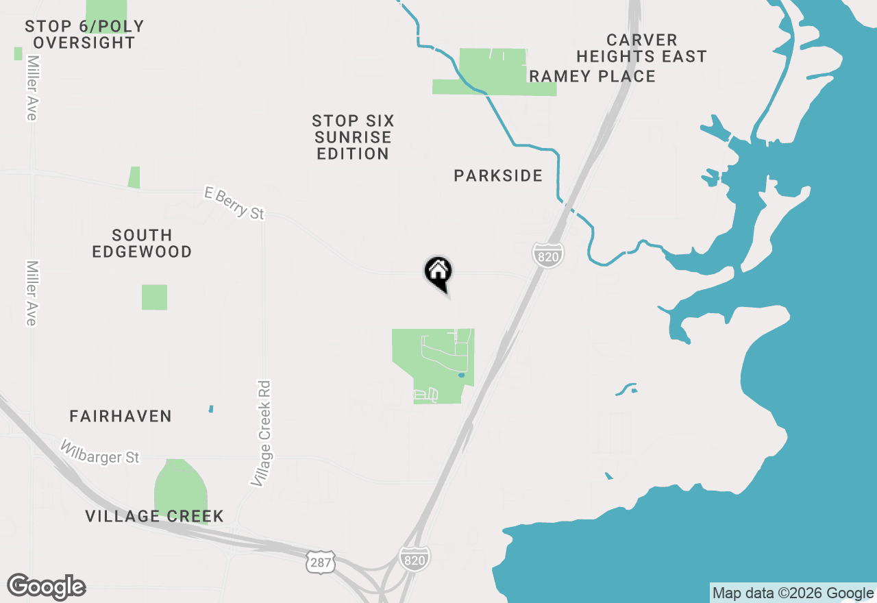 Map of 3847 Stalcup Road, Fort Worth, TX 76119