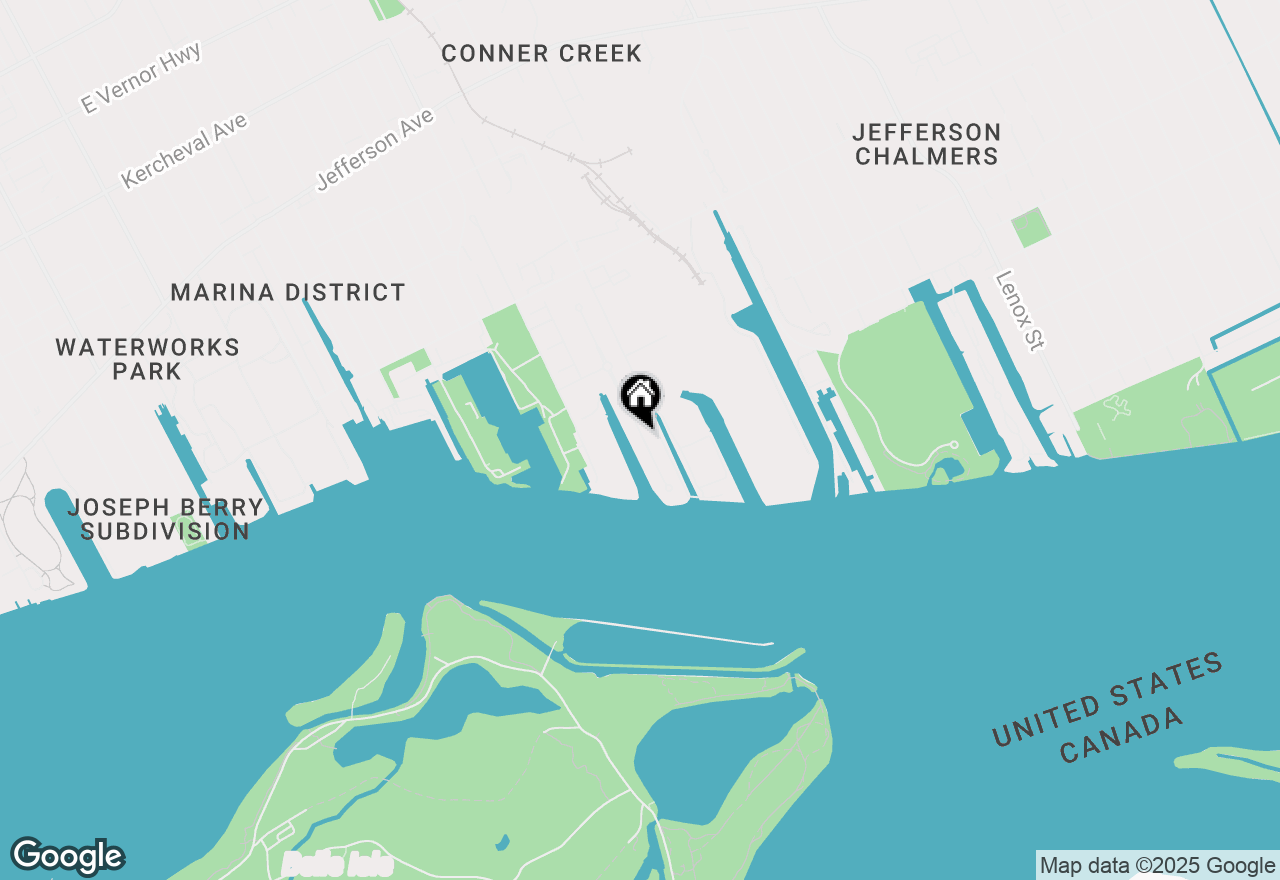 Map of 18 Sand Bar Lane, Detroit, MI 48214