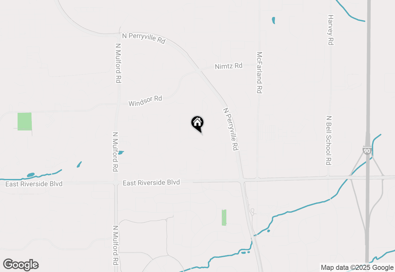 Map of 6538 Commonwealth Drive, Loves Park, IL 61111