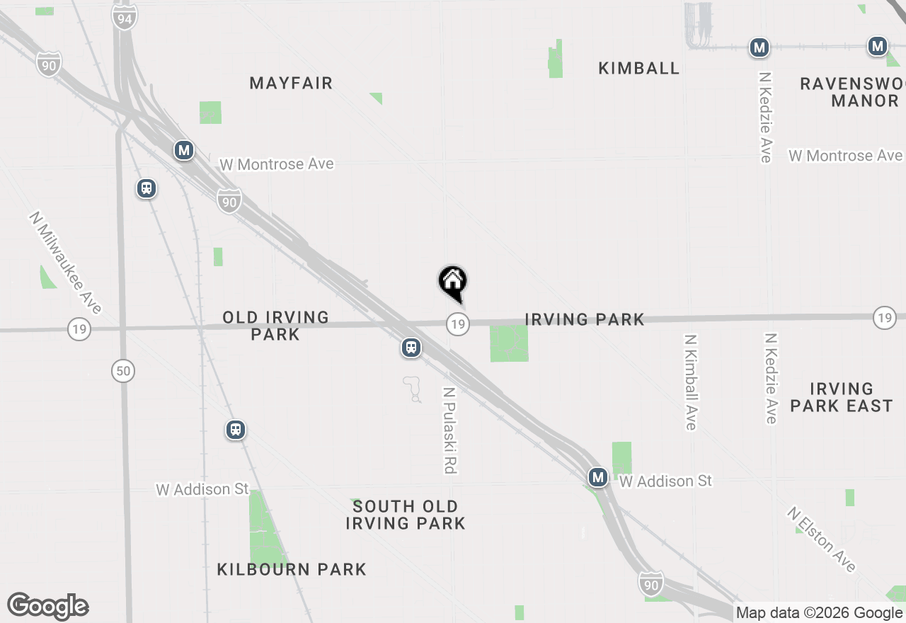 Map of 4013 N Pulaski Road #1, Chicago, IL 60641