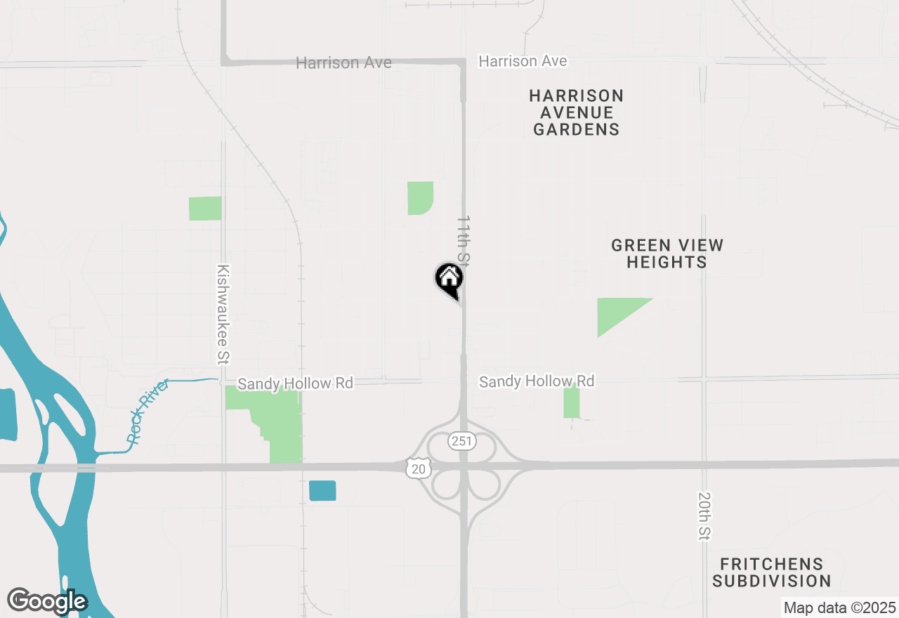 Map of 3210 Lapey Street, Rockford, IL 61109