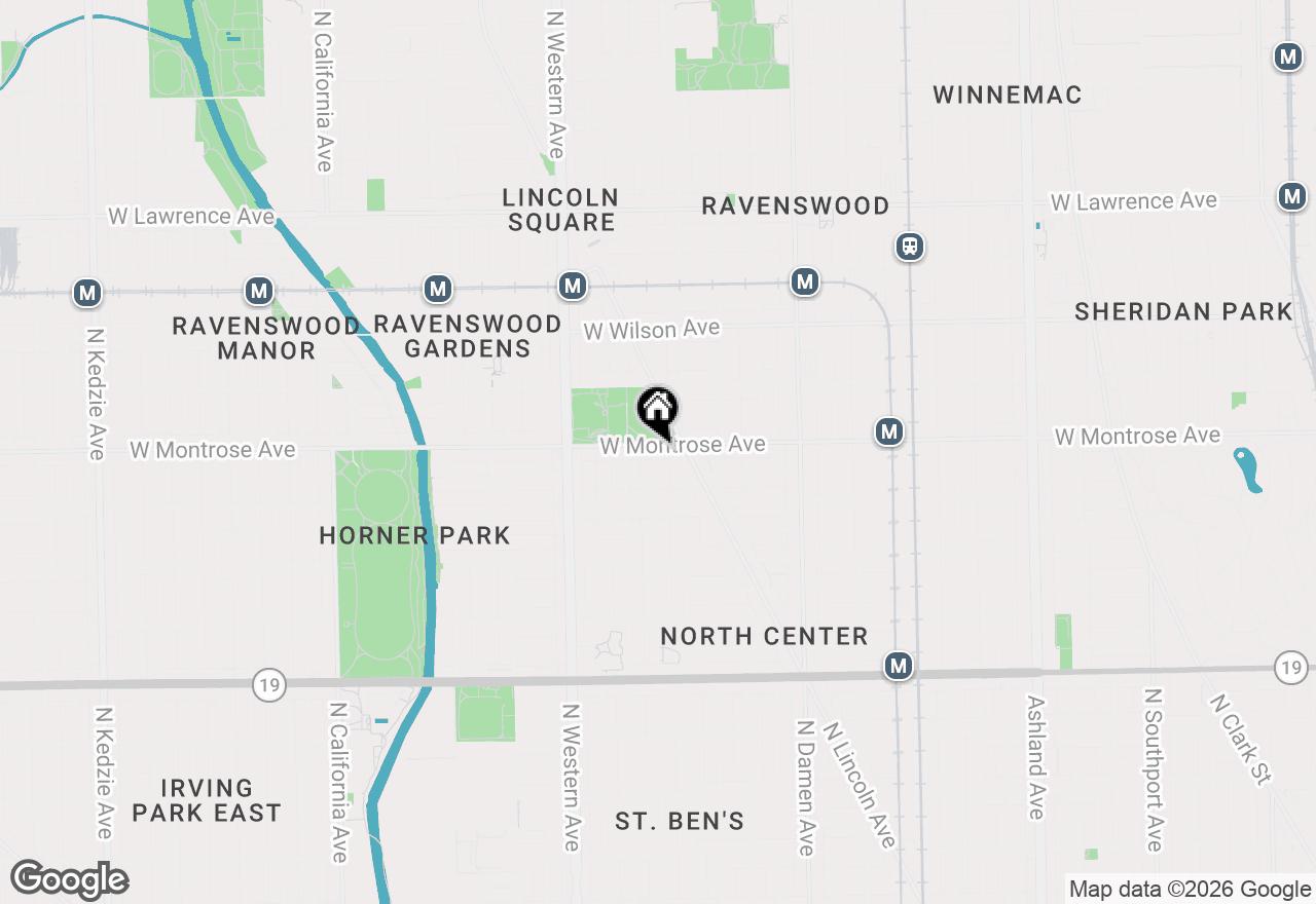 Map of 4351 N Bell Avenue #2R, Chicago, IL 60618