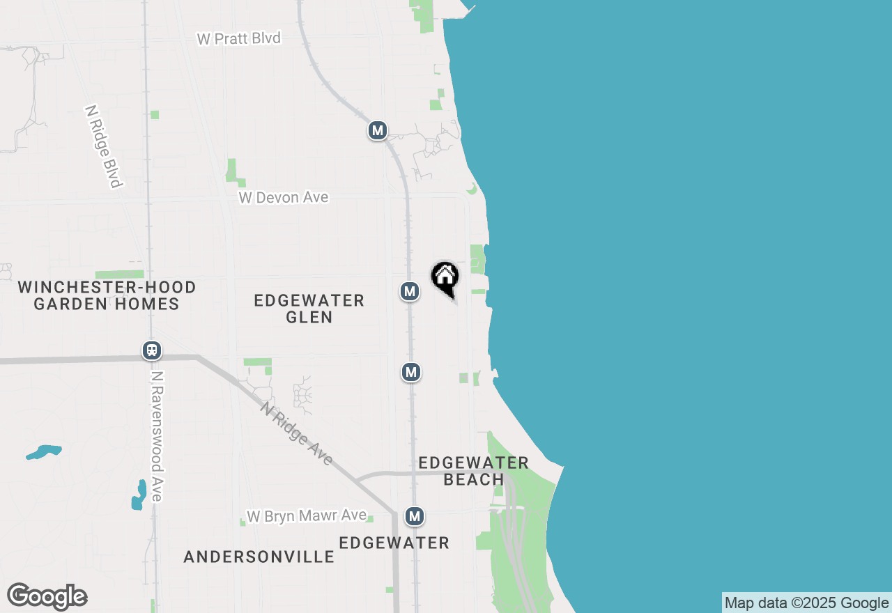 Map of 6134 N Kenmore Avenue #507, Chicago, IL 60660