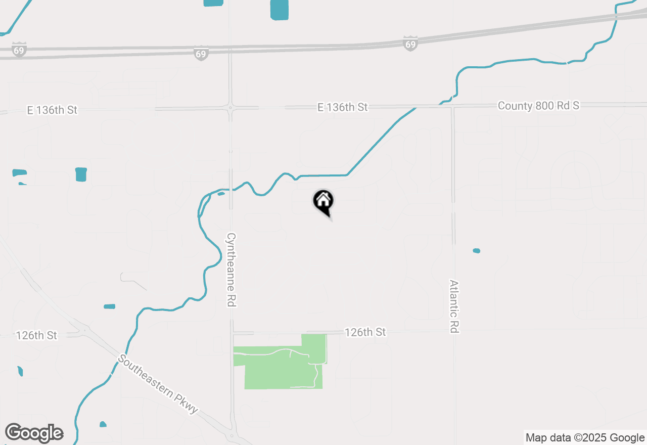 Map of 16168 Vintner Drive, Fishers, IN 46037