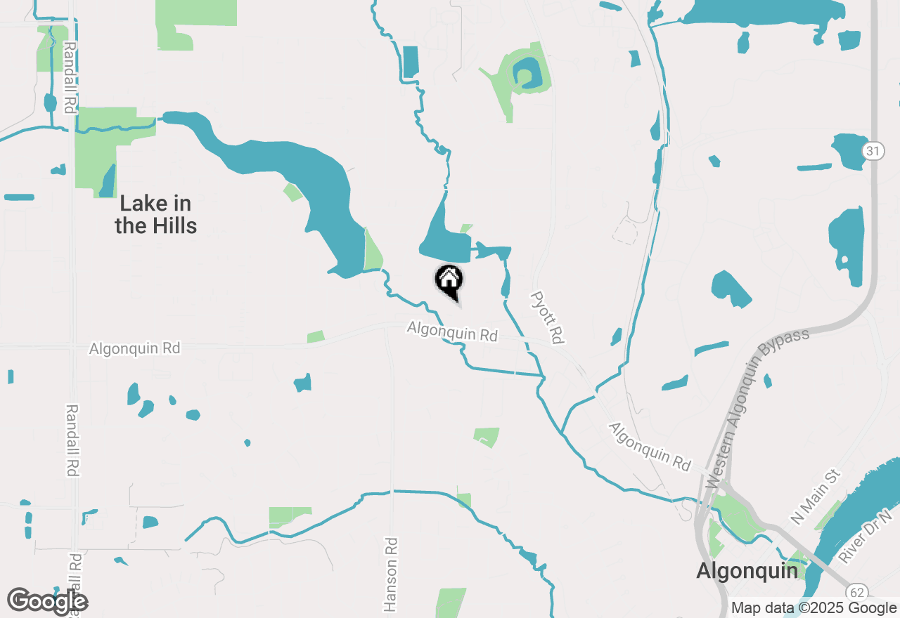 Map of 543 Blackhawk Drive, Lake In The Hills, IL 60156