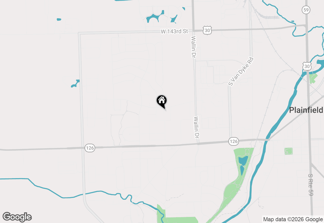 Map of 14822 Independence Court, Plainfield, IL 60544