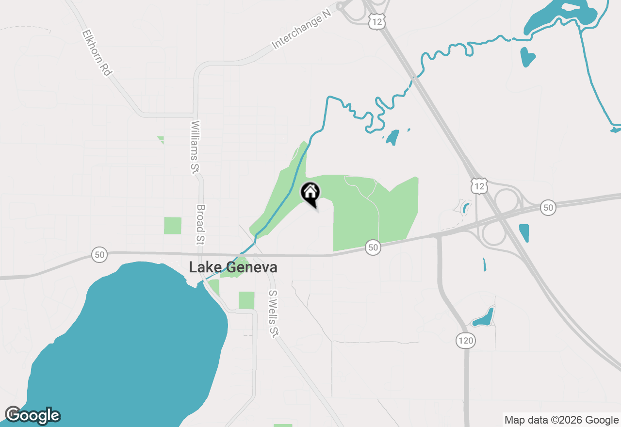 Map of 245 Country Club Dr #3A, Lake Geneva, WI 53147