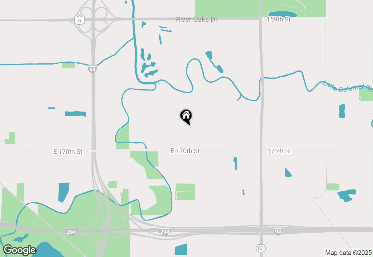 Map of 16822 Merrill Avenue, South Holland, IL 60473