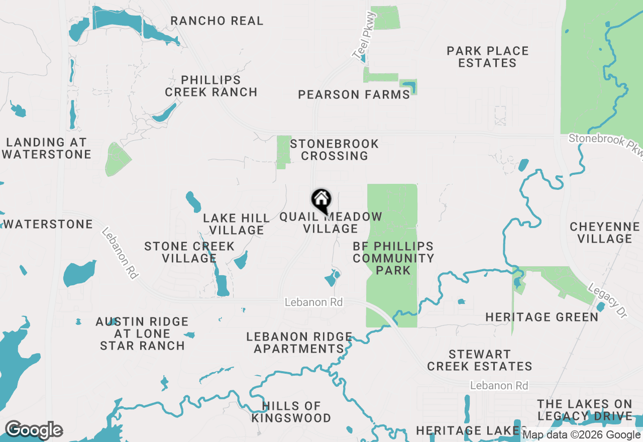 Map of 2517 Brentwood Drive, Frisco, TX 75034
