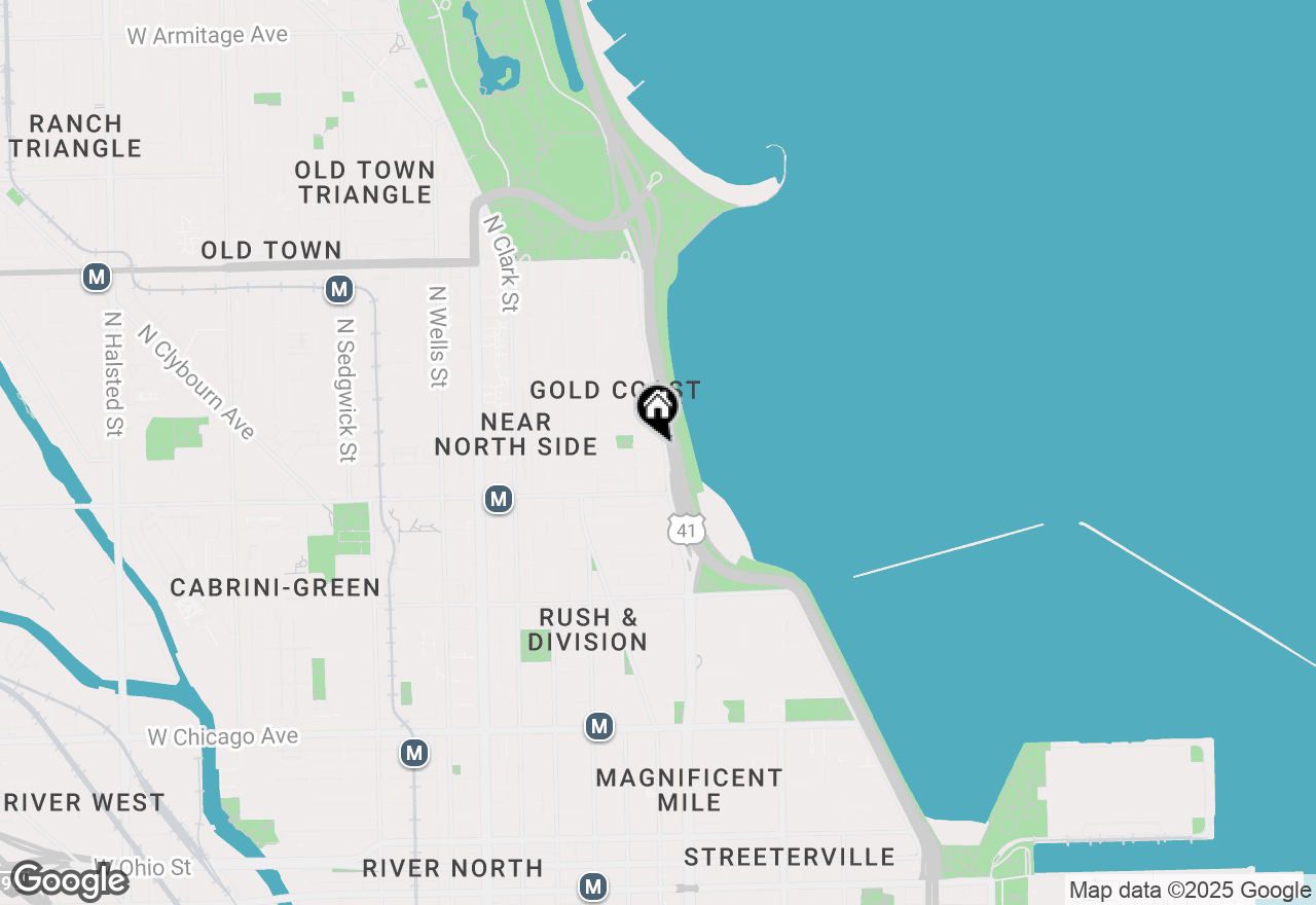 Map of 1242 N Lake Shore Drive #15, Chicago, IL 60610