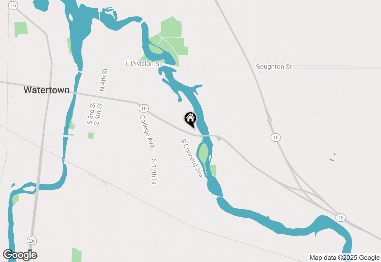 Map of 1420 E Main St, Watertown, WI 53094