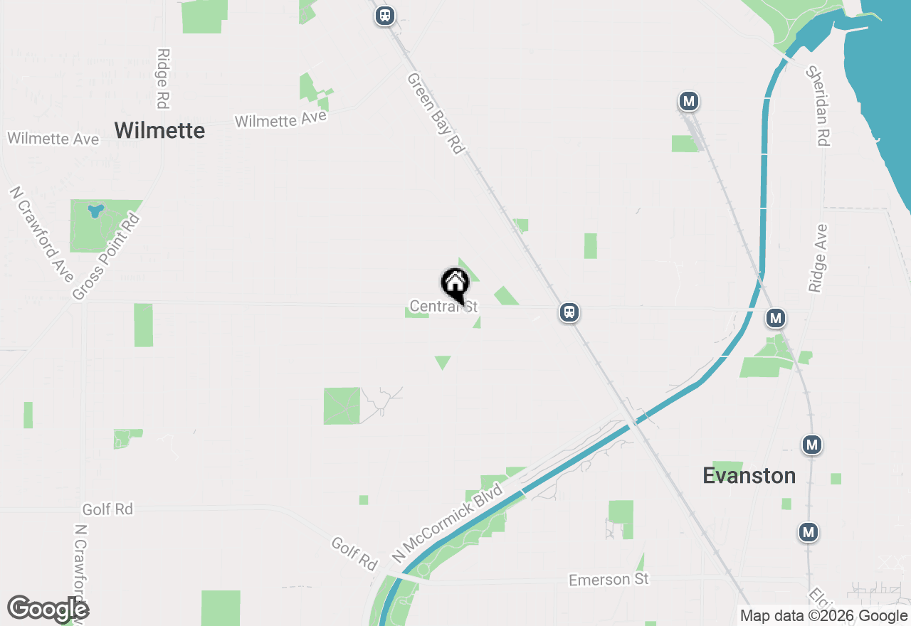 Map of 2234 Central Street #3, Evanston, IL 60201