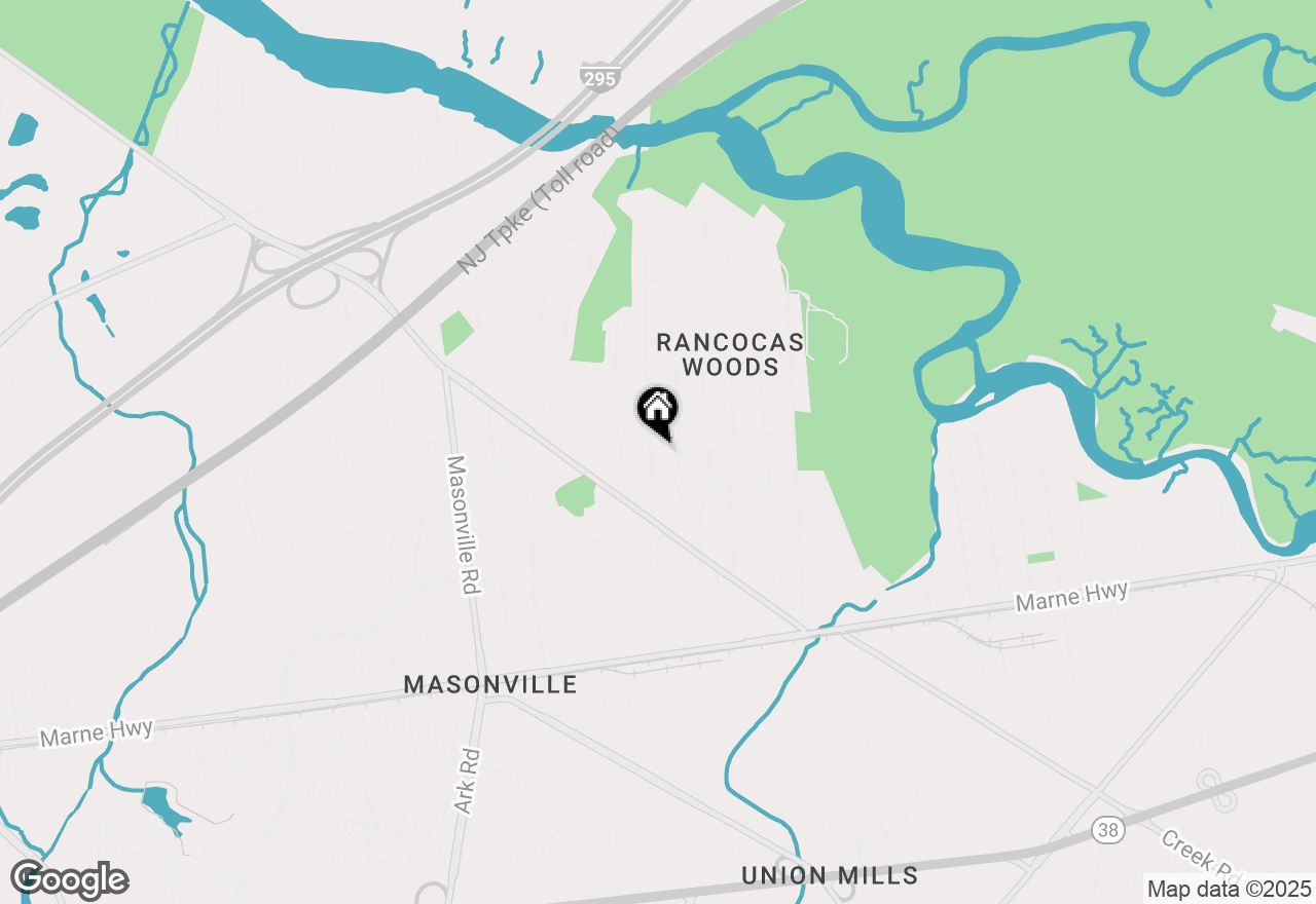 Map of 307 Timberline Drive, Mount Laurel, NJ 08054