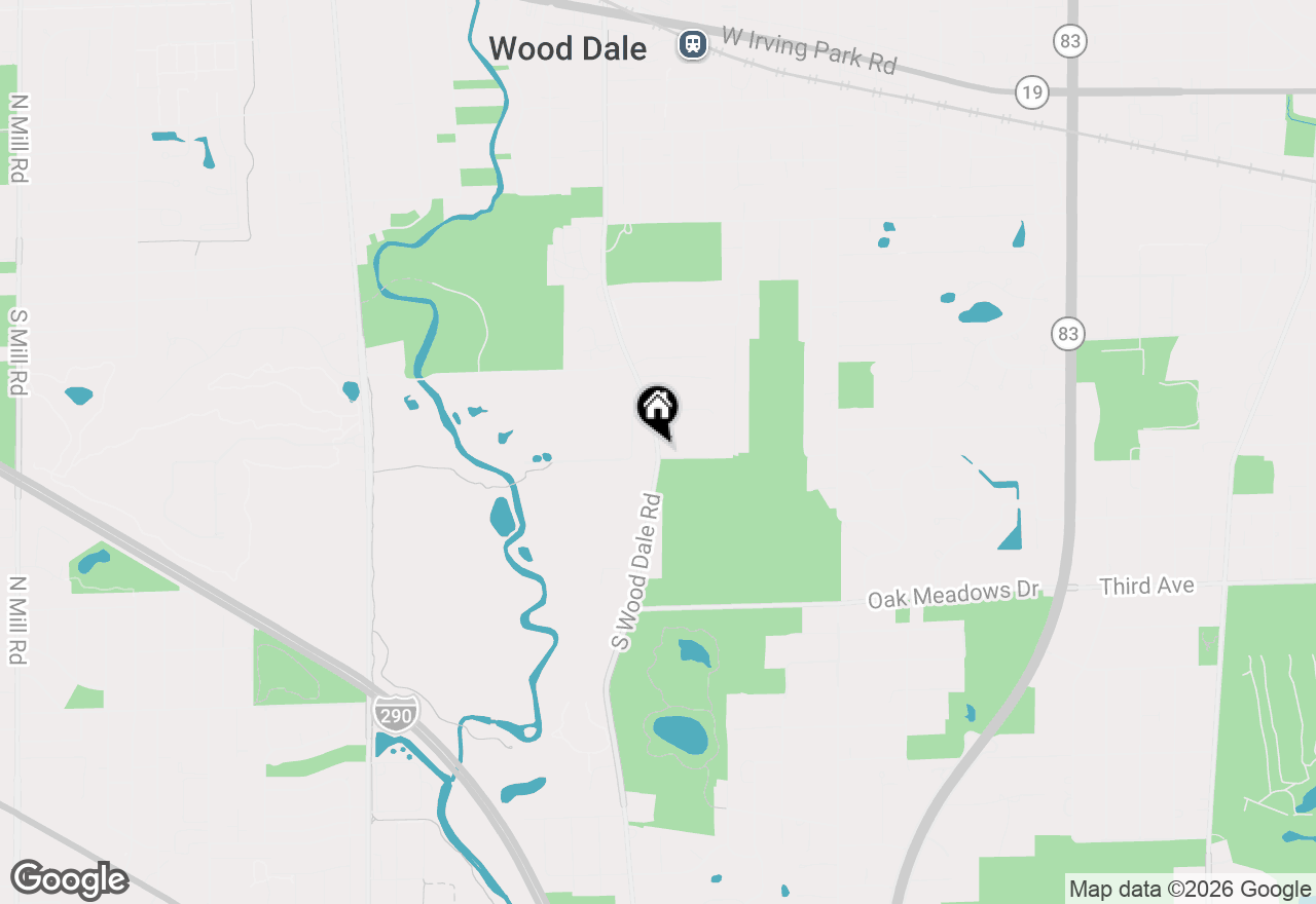 Map of (Address confidential), Wood Dale, Illinois 60191