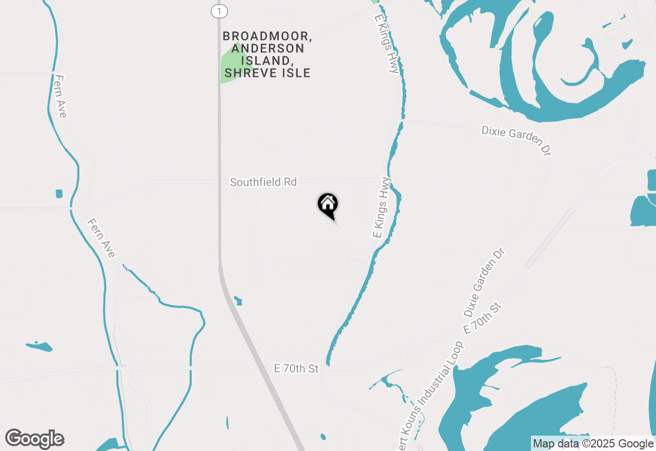 Map of 135 Carroll Street, Shreveport, LA 71105