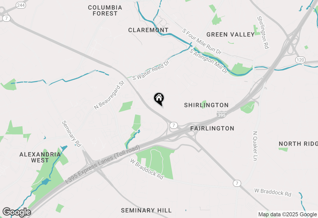 Map of 2950 S Columbus Street #C1, Arlington, VA 22206