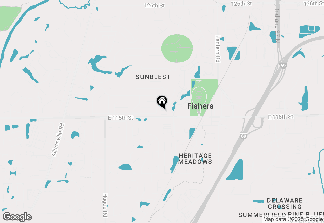 Map of 8191 Bostic Drive, Fishers, IN 46038