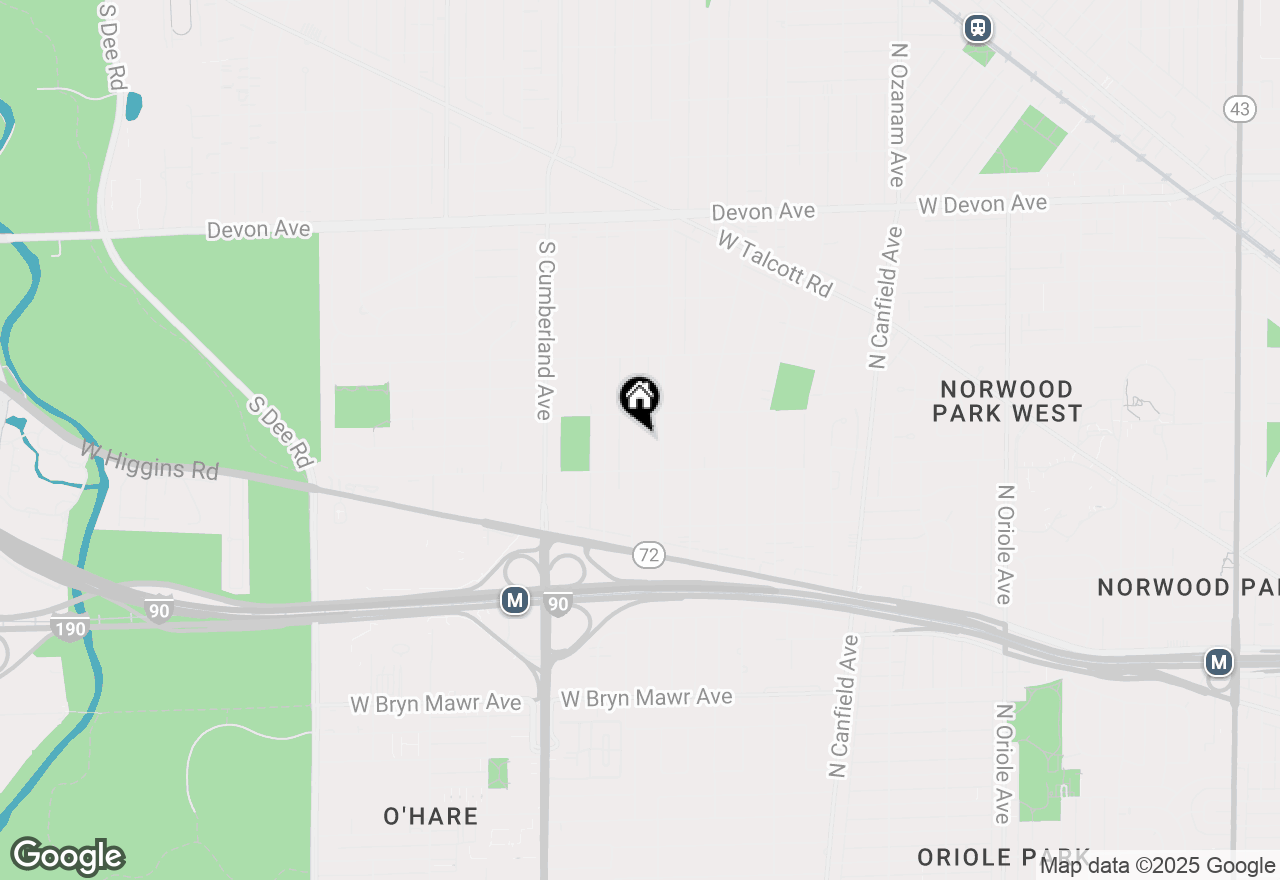 Map of 1705 S Prospect Avenue, Park Ridge, IL 60068