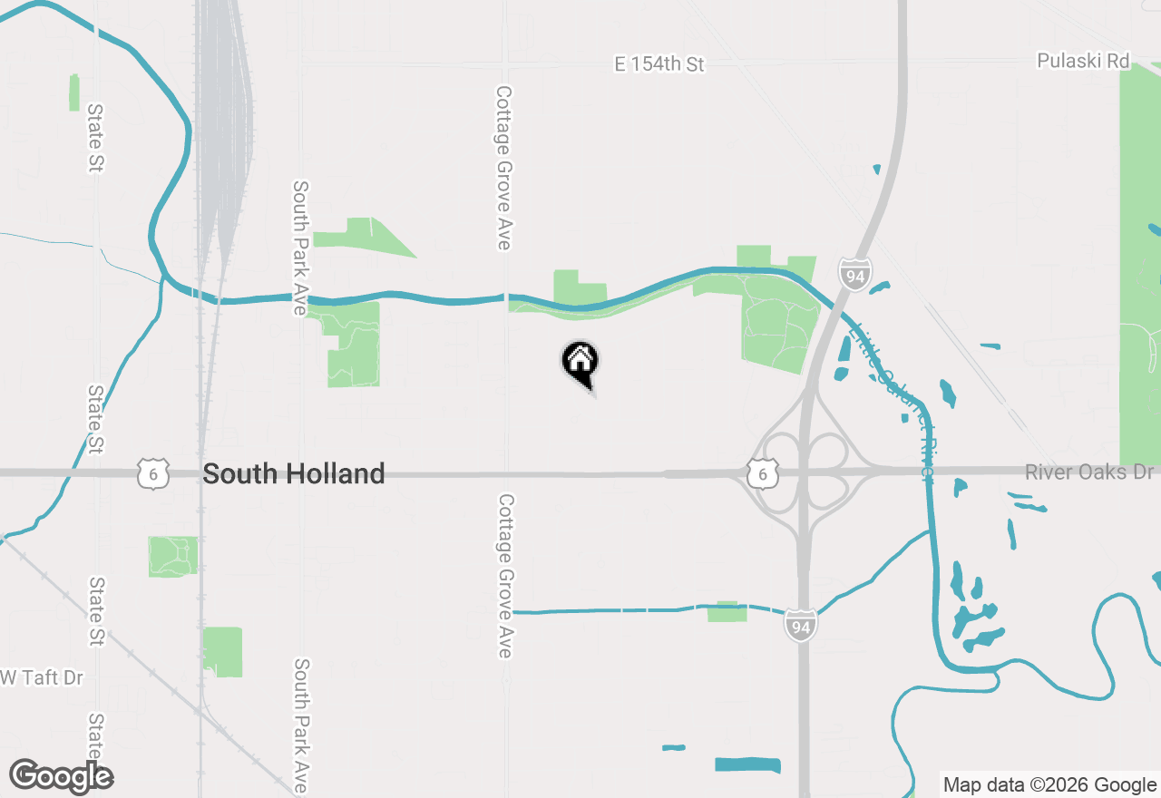 Map of 16039 Marion Drive, South Holland, IL 60473