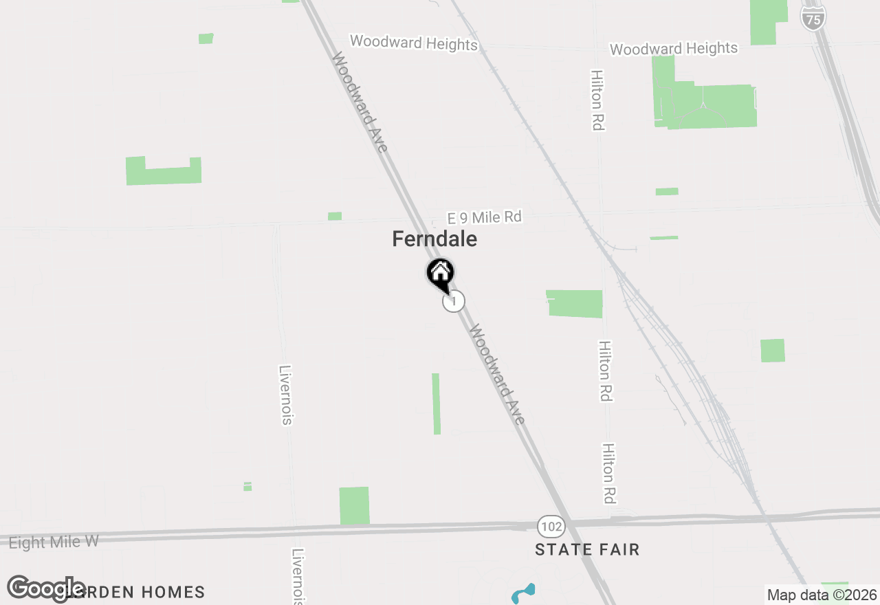 Map of 240 Pearson Street N, Fenton, MI 48220