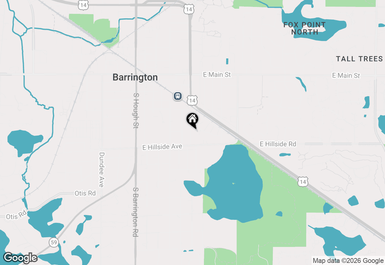 Map of 611 Prairie Avenue, Barrington, IL 60010