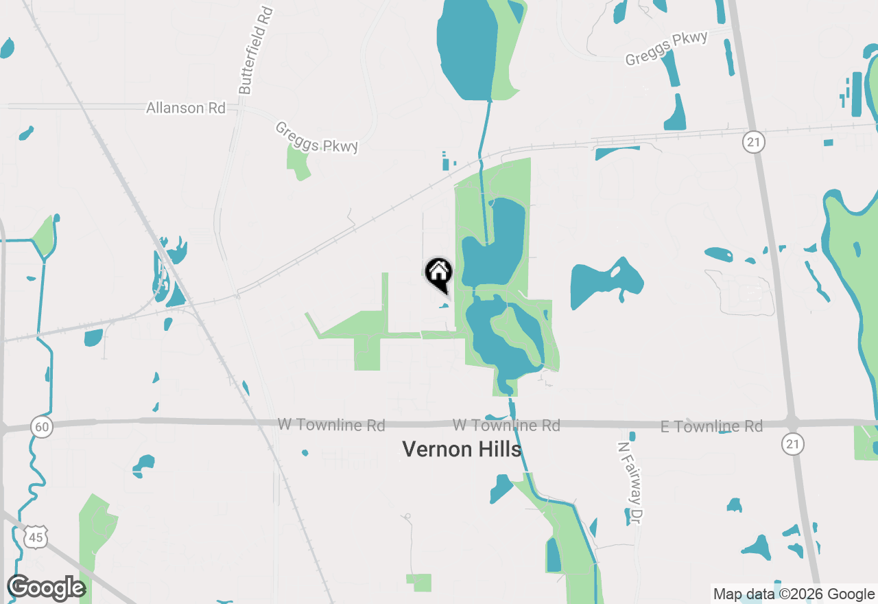 Map of 1001 Centurion Lane #1, Vernon Hills, IL 60061