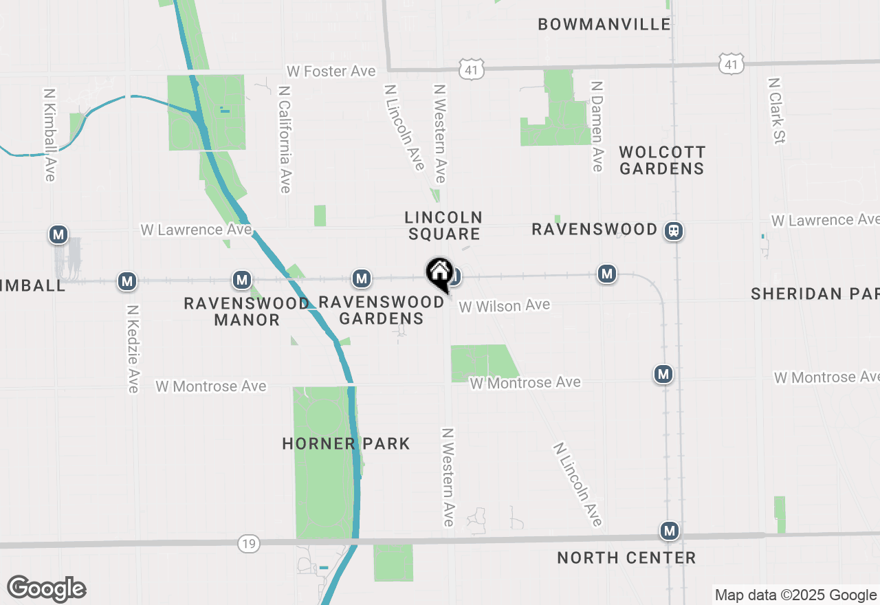 Map of 4606 N Western Avenue #2, Chicago, IL 60625