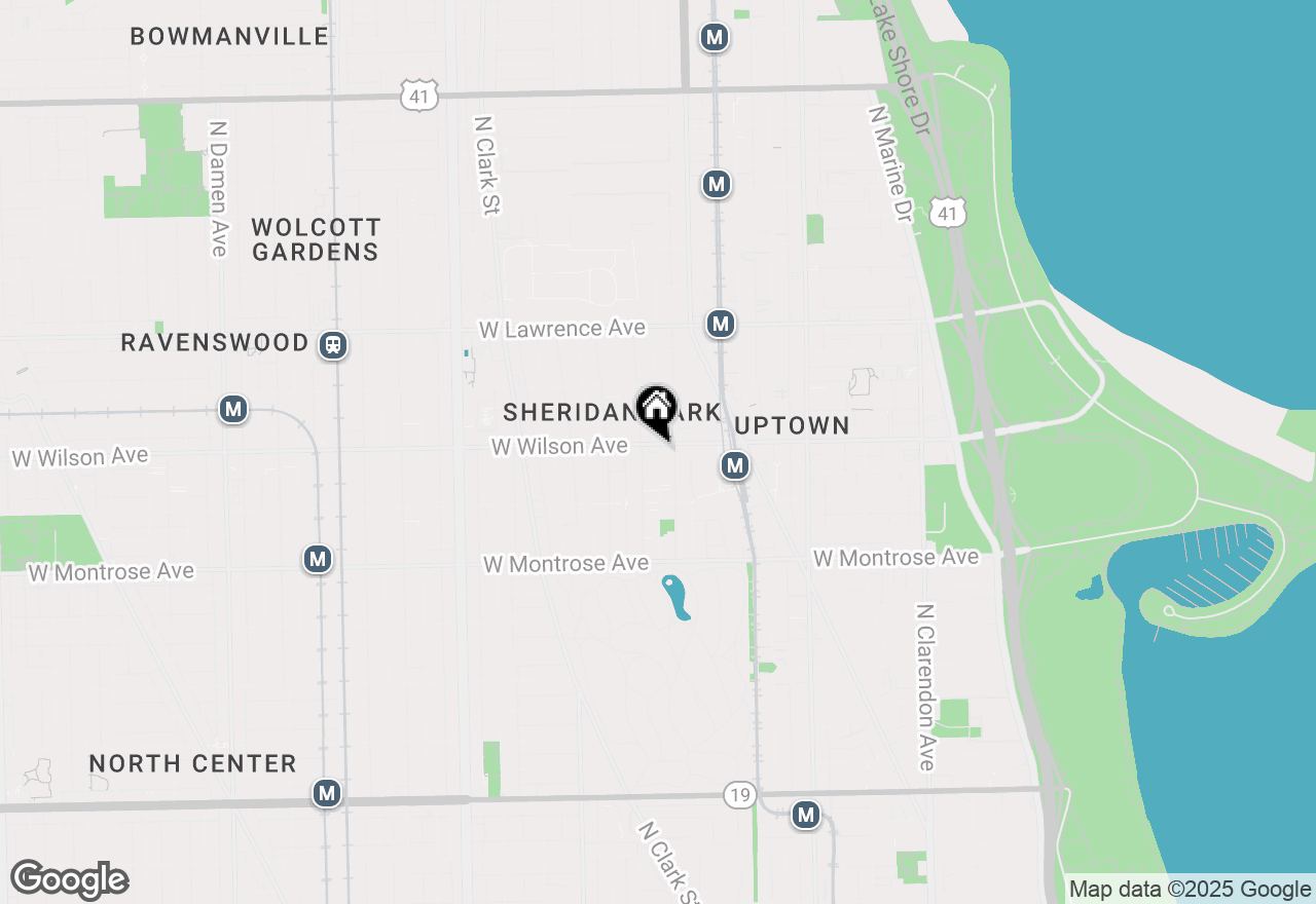 Map of 4554 N Magnolia Avenue, Chicago, IL 60640