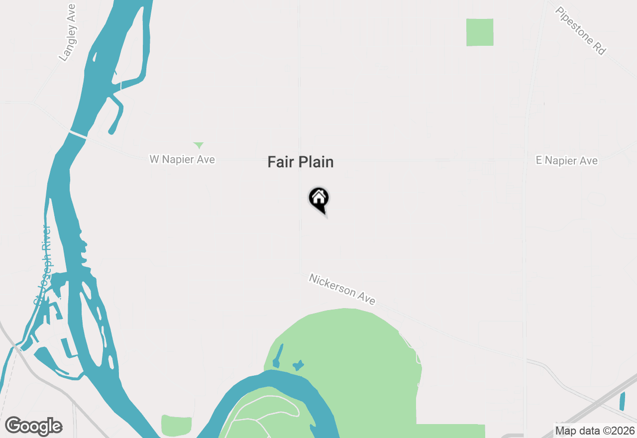 Map of 161 Eloise Drive, Benton Harbor, MI 49022