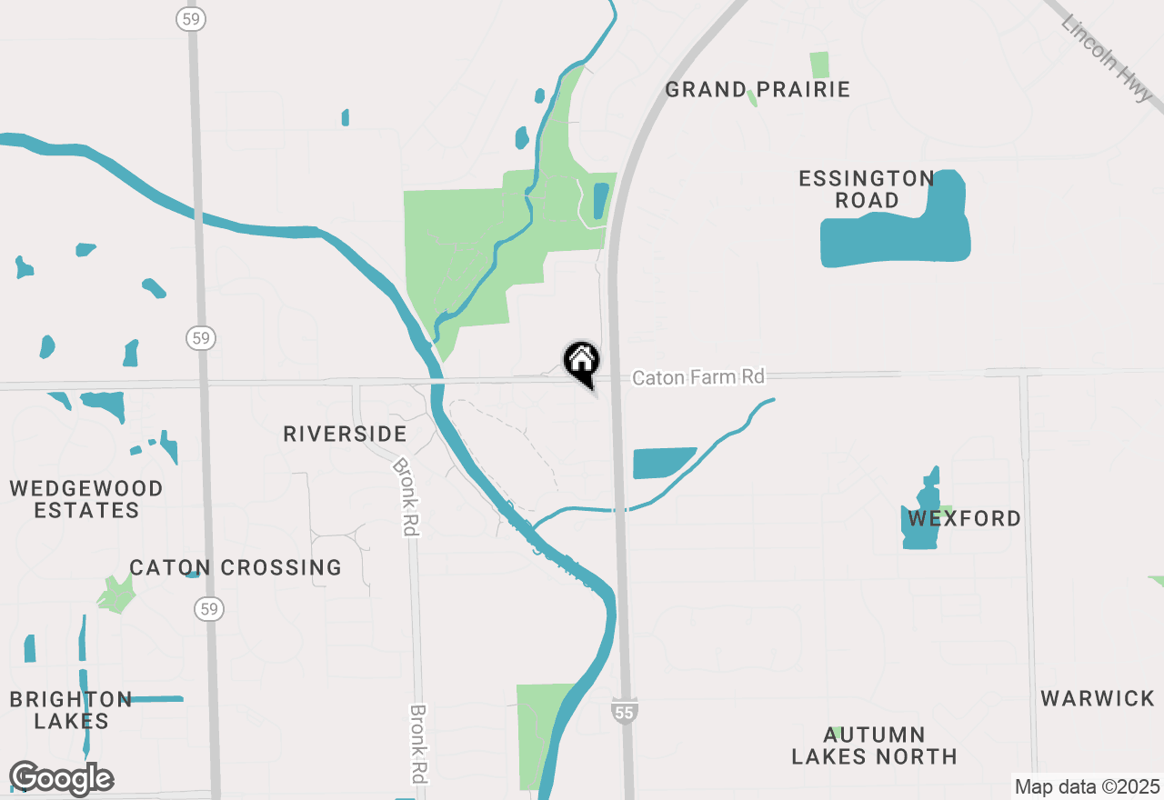 Map of 2370 Woodhill Court, Plainfield, IL 60586