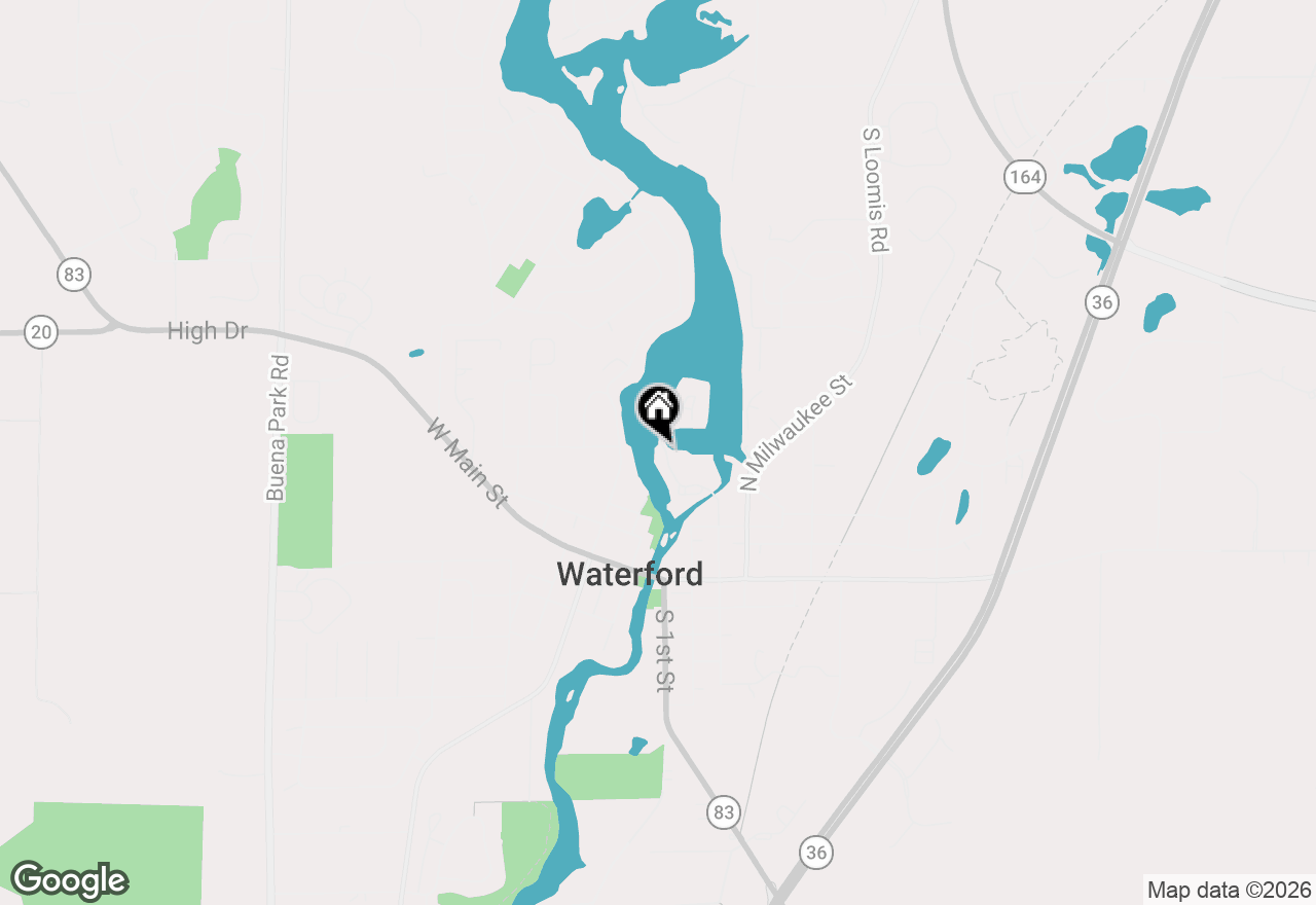 Map of 300 Foxwood Dr #160, Waterford, WI 53185