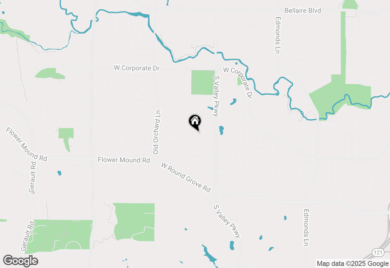 Map of 2061 Sienna Trail, Lewisville, TX 75067