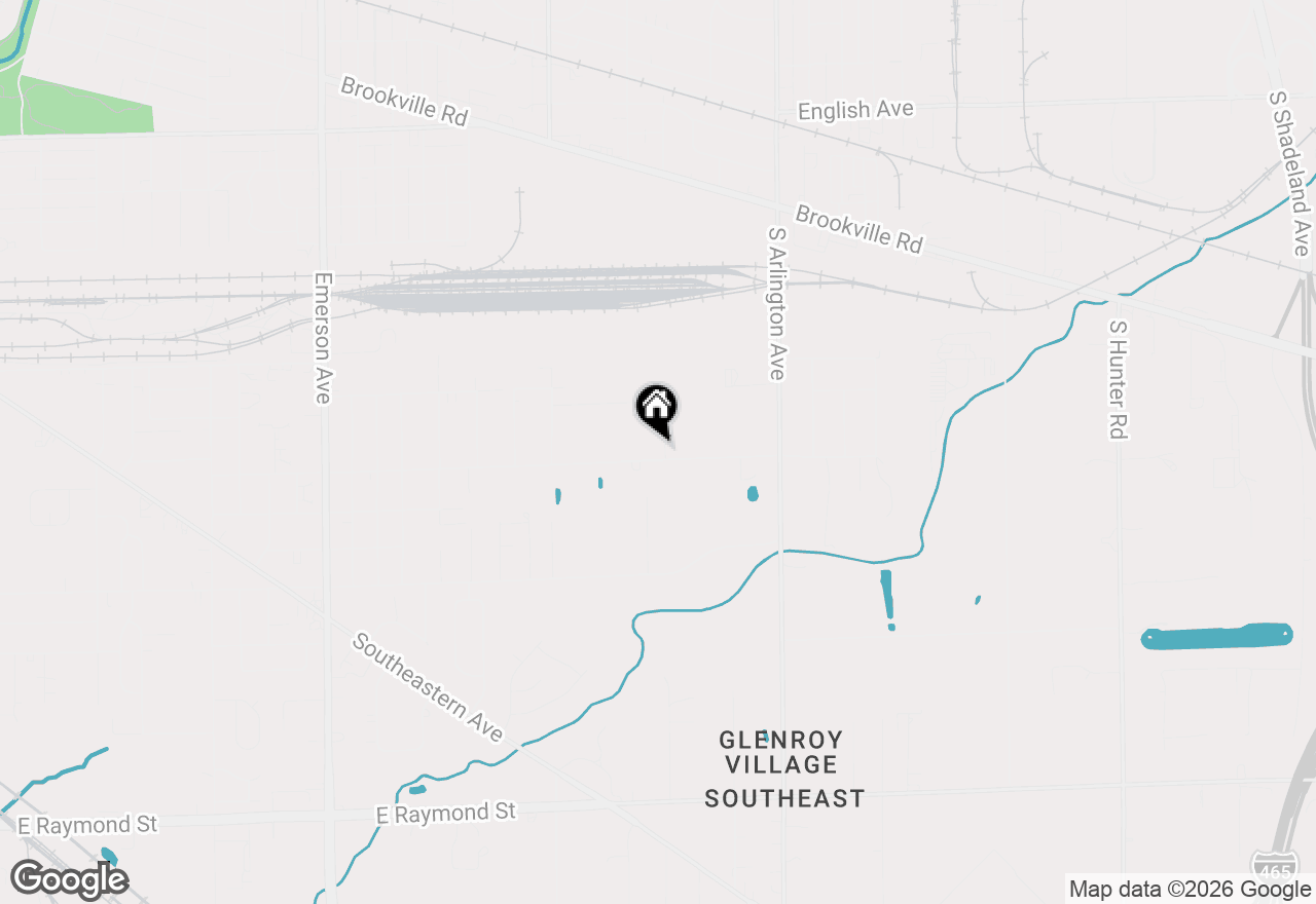 Map of 5732 Terrace Avenue, Indianapolis, IN 46203