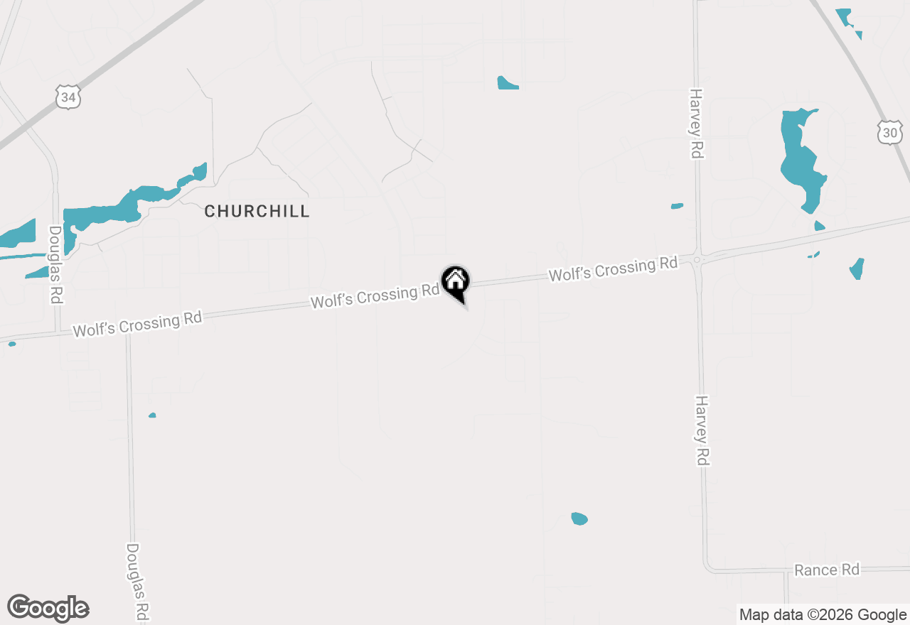 Map of 1440 Vintage Drive, Oswego, IL 60543