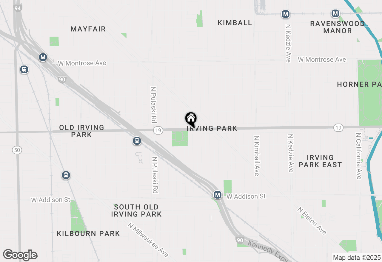 Map of 3751 W Irving Park Road #1, Chicago, IL 60618