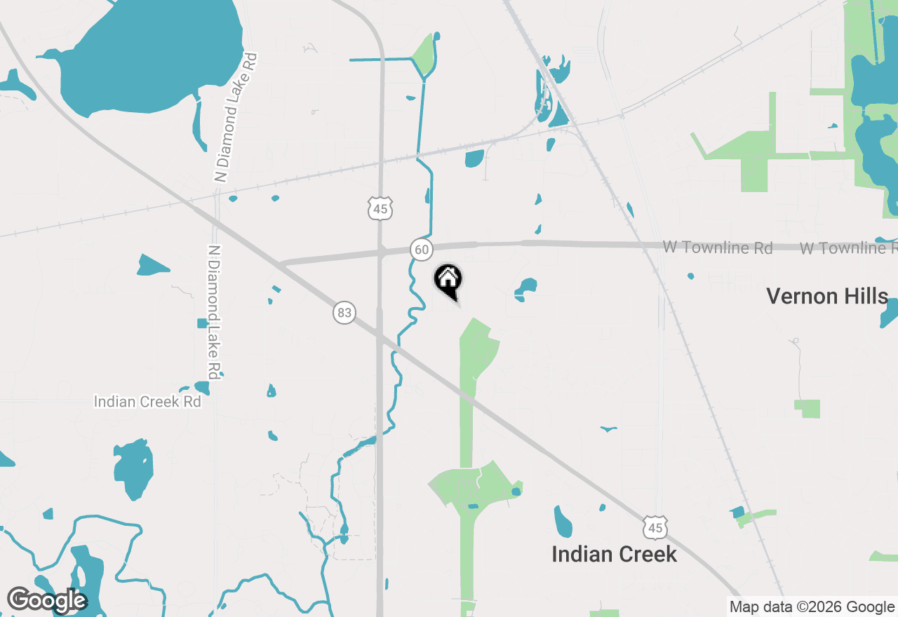 Map of 549 Yosemite Way, Mundelein, IL 60060