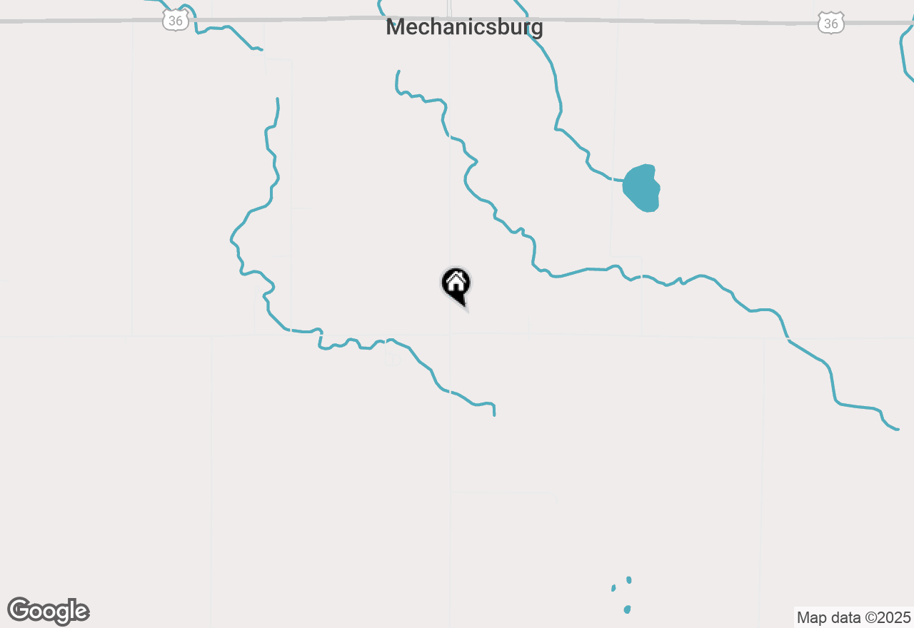 Map of 4078 N Mechancsburg Rd Road, Middletown, IN 47356