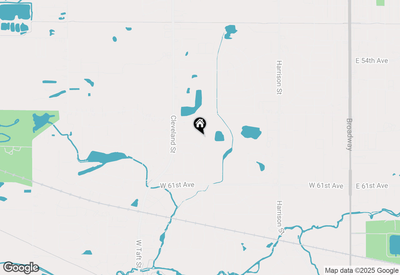 Map of 5824 Grant Place, Merrillville, IN 46410